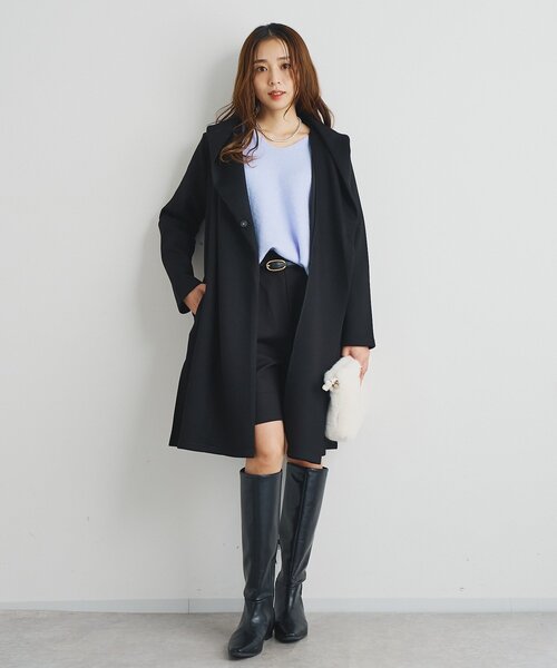 un dix cors(アンディコール)の「《大人カジュアルなムードに》ダンボールハーフパンツ(その他パンツ・レディース・チャコールグレー/ブラック・FREE)」の12枚目の写真