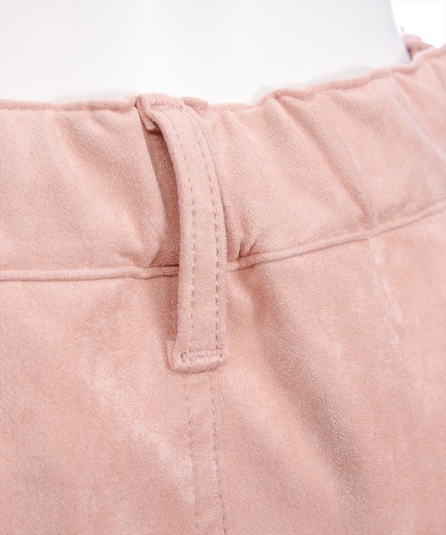 clear（クリア）の「フェイクスエードリボン付きカーゴミニスカート［ガーリー カジュアル 着回し力抜群］（スカート・レディース・ベージュ/ブラウン/ピンク・S/M）」の19枚目の写真