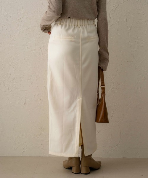 NOAHL（ノアル）の「【NOAHL】起毛ツイルナロースカート（スカート・レディース・ブラック/アイボリー/ブラウン・FREE）」の11枚目の写真