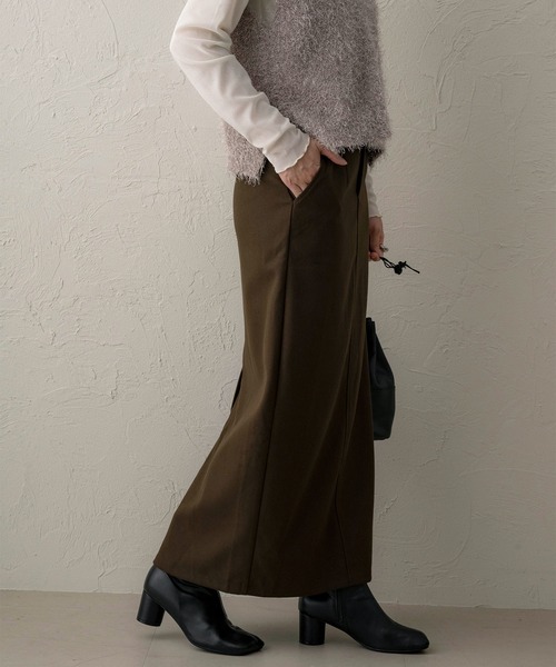 NOAHL（ノアル）の「【NOAHL】起毛ツイルナロースカート（スカート・レディース・ブラック/アイボリー/ブラウン・FREE）」の22枚目の写真