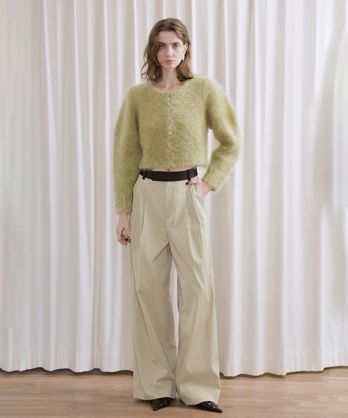 EMOELLE】モヘアファーボレロカーディガン（カーディガン/ボレロ