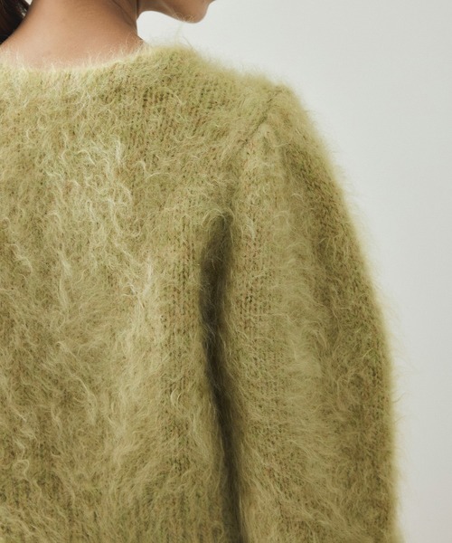 EMOELLE】モヘアファーボレロカーディガン（カーディガン/ボレロ