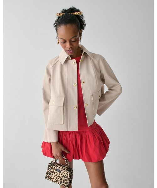 kate spade new york（ケイトスペード ニューヨーク）の「スイング トレンチ（その他アウター・レディース・ベージュ・X-SMALL/SMALL/MEDIUM）」の2枚目の写真