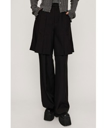 SLY(�X���C)��LAYERED RELAX SLACKS ���C���[�h �����b�N�X �X���b�N�X �H�� �~��(�X���b�N�X)