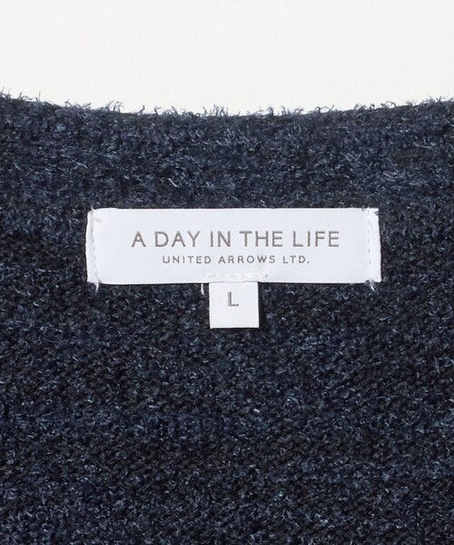 A DAY IN THE LIFE UNITED ARROWS(アデイインザライフユナイテッドアローズ)の「フェザーヤーン イージーカーディガン-ウォッシャブル-<A DAY IN THE LIFE>(カーディガン/ボレロ・メンズ・ナチュラル/ダークグレー/ネイビー・M/L)」の15枚目の写真