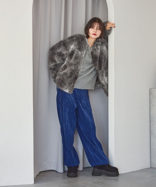 niko and...（ニコアンド）の「2WAYゆるっとベルトパンツ（その他パンツ・レディース・ライトグレー/モカ/チャコール/ブルー・MEDIUM/LARGE）」の18枚目の写真