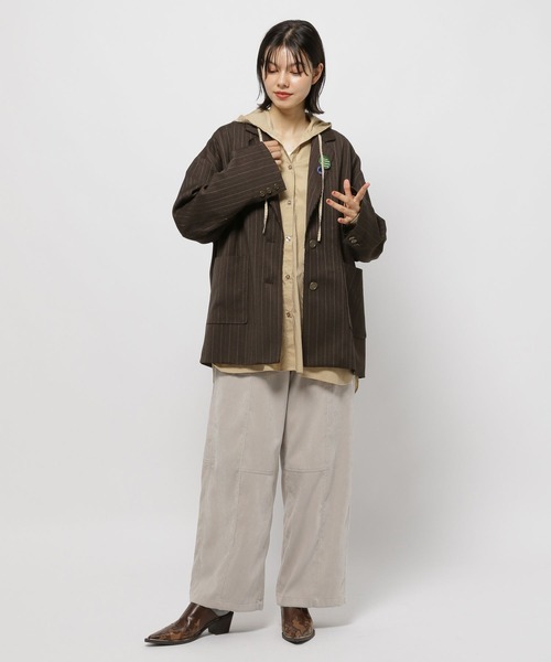 niko and...（ニコアンド）の「2WAYゆるっとベルトパンツ（その他パンツ・レディース・ライトグレー/モカ/チャコール/ブルー・MEDIUM/LARGE）」の20枚目の写真