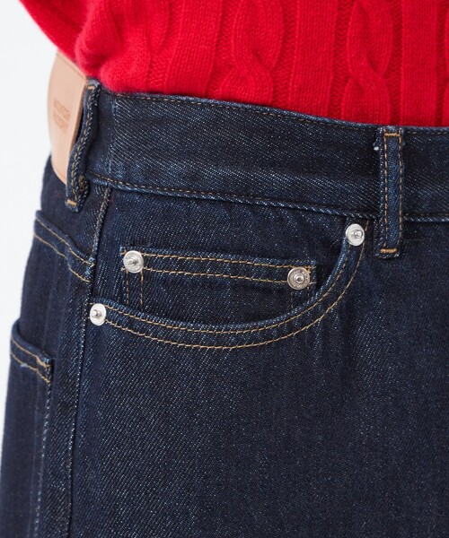 MACKINTOSH PHILOSOPHY（ﾏｯｷﾝﾄｯｼｭ ﾌｨﾛｿﾌｨｰ）の「コットンワイドデニムパンツ（その他パンツ・レディース・ダークネイビー/ブルー・36/38）」の9枚目の写真