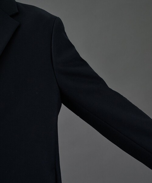 UNITED TOKYO(ユナイテッドトウキョウ)の「《新作》超撥水SUPER140 チェスターコート|保温 / 撥水 / 毛玉防止 / 静電気防止/冬服/オフィスカジュアル/通勤/ウールコート/大人気/オフィスカジュアル/オケージョン/通勤(チェスターコート・メンズ・ブラウン/ブラック/ダークグレー・1/3/2)」の15枚目の写真