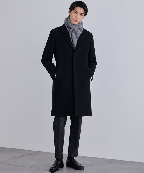新作》超撥水SUPER140 チェスターコート｜保温 / 撥水 / 毛玉防止