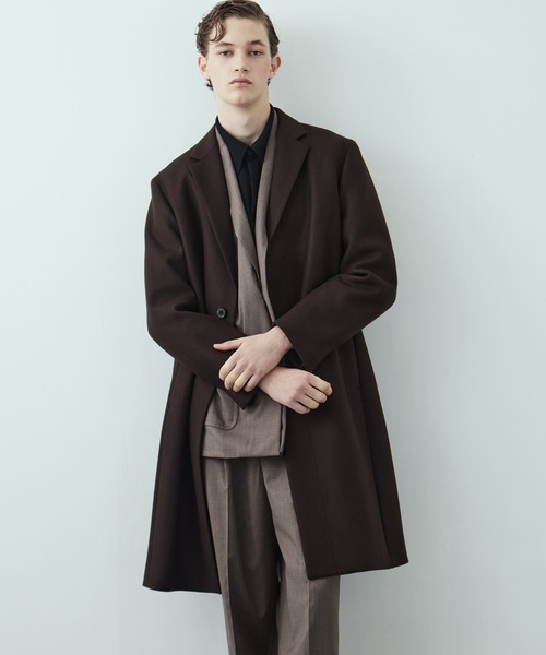 新作》超撥水SUPER140 チェスターコート｜保温 / 撥水 / 毛玉防止