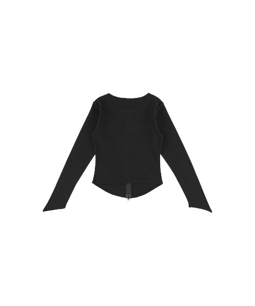 ALEXIA STAM（アリシアスタン）の「Wellness Zip Up Rib Top/ZIPアップ