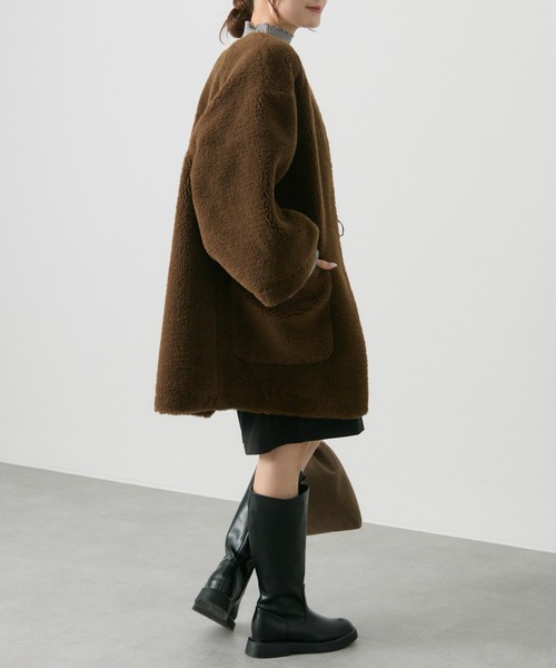 PUAL CE CIN（ピュアルセシン）の「ロングブーツ（ブーツ・レディース・ブラック・MEDIUM/LARGE）」の6枚目の写真