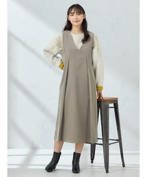 HARUYAMA（ハルヤマ）の「【WEB限定】コーディロイジャンパースカート FURRY（ジャンパースカート）」