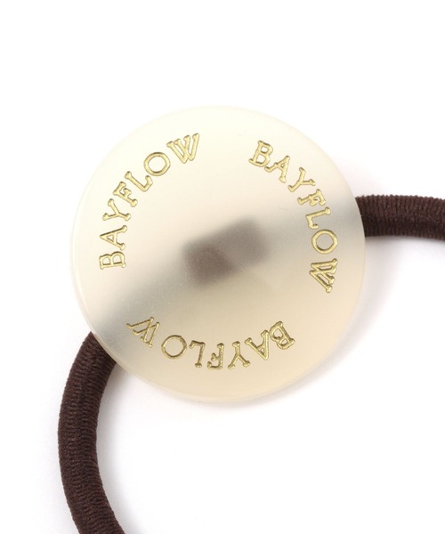 BAYFLOW（ベイフロー）の「べっ甲ロゴヘアゴム（ヘアゴム・レディース・ブラウン/アイボリー・FREE）」の5枚目の写真