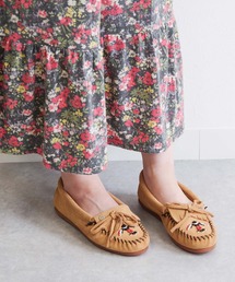MINNETONKA ミネトンカ / ビーズ刺繍 スエードモカシン  THUNDERBIRD ANIMIKI サンダーバード