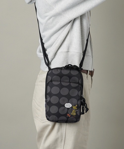 MOOMIN（ムーミン）の「【MOOMIN】(ムーミン) 手書き風ドット柄 刺繍 スマホショルダーバッグ RMMC-03（ショルダーバッグ・レディース・カーキ/ブラック・ONE SIZE）」の22枚目の写真