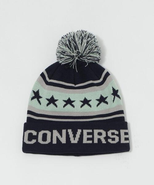 CONVERSE（コンバース）の「WEGO/CONVERSE PON WATCH（ニットキャップ/ビーニー・レディース・ワイン/ブラック/ネイビー・FREE）」の11枚目の写真