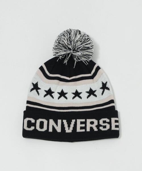 CONVERSE（コンバース）の「WEGO/CONVERSE PON WATCH（ニットキャップ/ビーニー・レディース・ワイン/ブラック/ネイビー・FREE）」の13枚目の写真