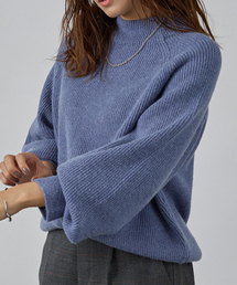 abahouse mavie | 片畦モックネックプルオーバー(ニット/セーター)