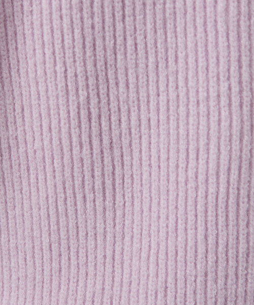 abahouse mavie（アバハウスマヴィ）の「片畦モックネックプルオーバー（ニット/セーター・レディース・チャコールグレー/グレイッシュブルー/オフホワイト/ピンク・フリー）」の16枚目の写真