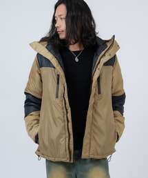 improves（インプローブス）の「ツートーン 中綿 フーデッドジャケット（ダウンジャケット/コート）」