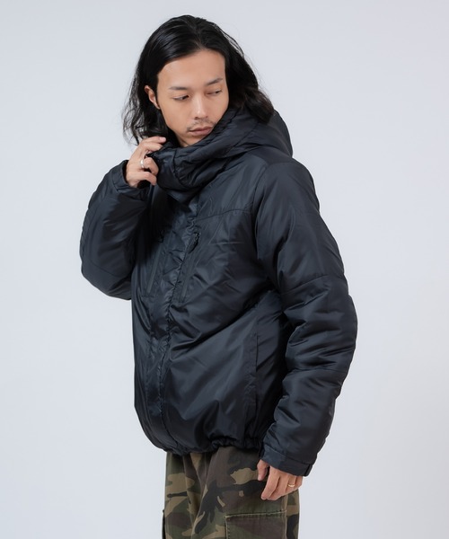 improves（インプローブス）の「ツートーン 中綿 フーデッドジャケット（ダウンジャケット/コート・メンズ・カーキ/チャコール/ベージュ/ブラック・LARGE/X-LARGE/MEDIUM）」の9枚目の写真