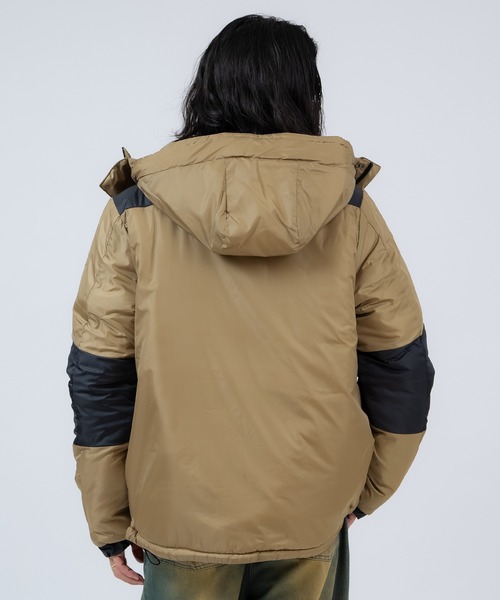 improves（インプローブス）の「ツートーン 中綿 フーデッドジャケット（ダウンジャケット/コート・メンズ・カーキ/チャコール/ベージュ/ブラック・LARGE/X-LARGE/MEDIUM）」の19枚目の写真