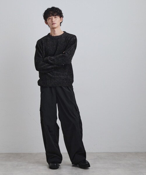 tk.TAKEO KIKUCHI（ティーケータケオキクチ）の「モールニット（ニット/セーター・メンズ・グレー/ブルー/チャコールグレー/アイボリー・02/04/03）」の15枚目の写真