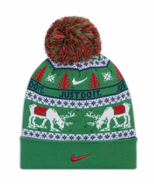 NIKE（ナイキ）の「ナイキ ピーク ウィンター ワンダーランド ビーニー / Nike Peak Winter Wonderland Beanie HV7024-324 Pine Green（ニットキャップ/ビーニー・メンズ・グリーン・ONE SIZE）」の5枚目の写真