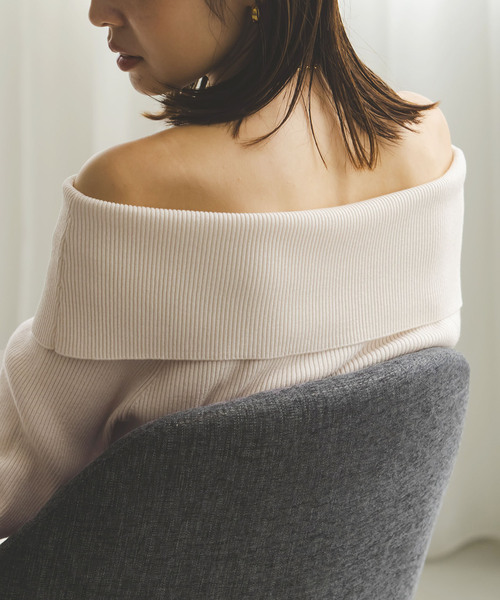 セール】ラメmixオフショルニット（ニット/セーター）｜NOBLE