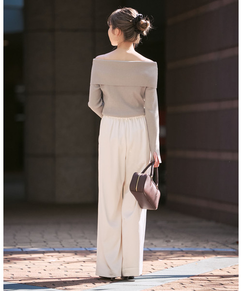 セール】ラメmixオフショルニット（ニット/セーター）｜NOBLE