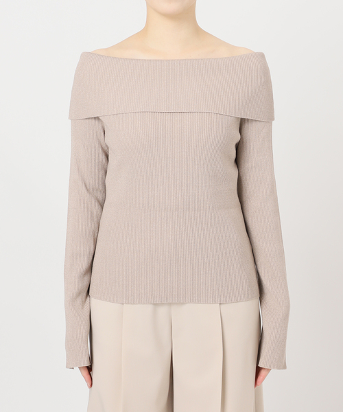 セール】ラメmixオフショルニット（ニット/セーター）｜NOBLE