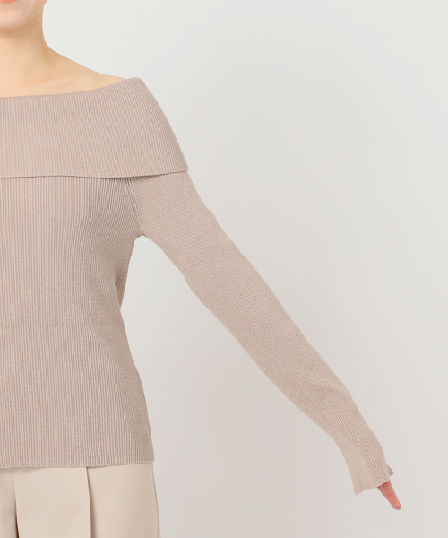 セール】ラメmixオフショルニット（ニット/セーター）｜NOBLE