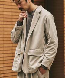 メンズのテーラードジャケット（ホワイト/白色系・コーデュロイ