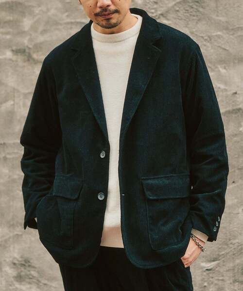 P コーデュロイ ジャケット ”セットアップ着用可能”（テーラード