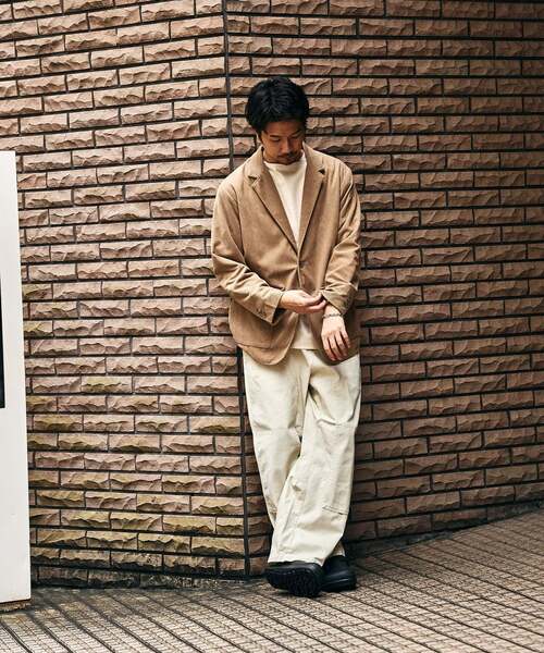 417 EDIFICE（フォーワンセブンエディフィス）の「P コーデュロイ ジャケット ”セットアップ着用可能”（テーラードジャケット・メンズ・ベージュ/ホワイト系その他/チャコールグレー/ブラック・LARGE/MEDIUM）」の7枚目の写真