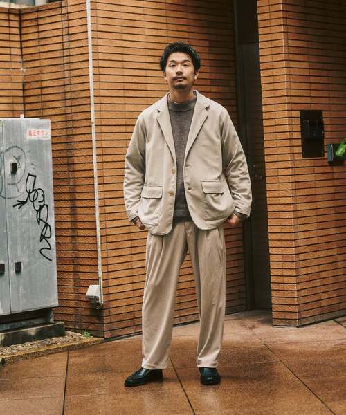 P コーデュロイ ジャケット ”セットアップ着用可能”（テーラード