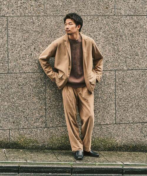 417 EDIFICE（フォーワンセブンエディフィス）の「P コーデュロイ ジャケット ”セットアップ着用可能”（テーラードジャケット・メンズ・ベージュ/ホワイト系その他/チャコールグレー/ブラック・LARGE/MEDIUM）」の15枚目の写真