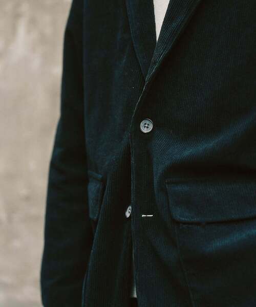 417 EDIFICE（フォーワンセブンエディフィス）の「P コーデュロイ ジャケット ”セットアップ着用可能”（テーラードジャケット・メンズ・ベージュ/ホワイト系その他/チャコールグレー/ブラック・LARGE/MEDIUM）」の22枚目の写真