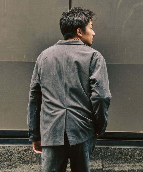 P コーデュロイ ジャケット ”セットアップ着用可能”（テーラード