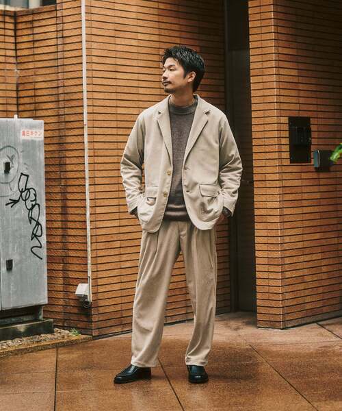 P コーデュロイ ジャケット ”セットアップ着用可能”（テーラード