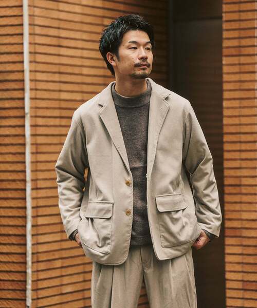 セール】P コーデュロイ ジャケット ”セットアップ着用可能