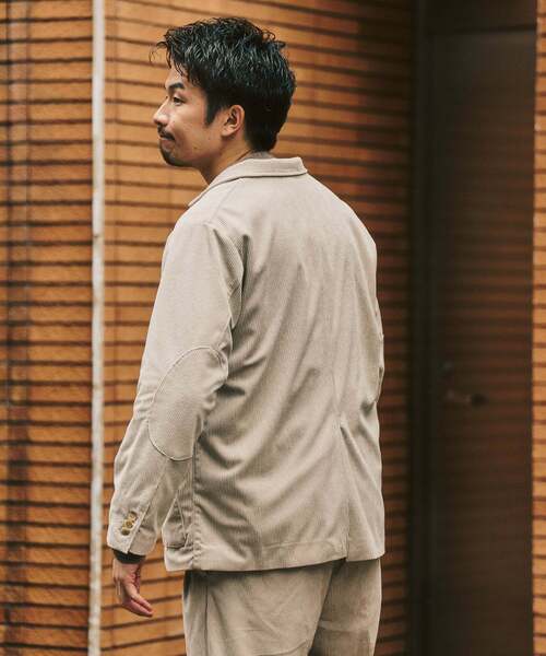 P コーデュロイ ジャケット ”セットアップ着用可能”（テーラード