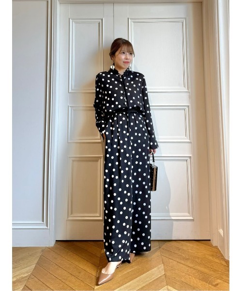 allureville(アルアバイル)の「コインドットイージーパンツ(その他パンツ・レディース・ブラック系その他/ブラウン系その他・1/2)」の7枚目の写真