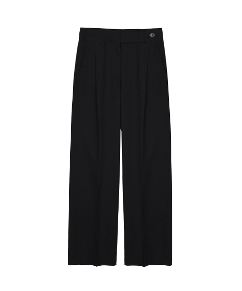 NICK&NICOLE(ニックアンドニコール)の「MINIMAL CLASSIC PINTUCK SLACKS_BLACK(スラックス・レディース・その他・SMALL/LARGE/MEDIUM)」の6枚目の写真