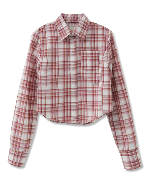 AVANDRESS(アバンドレス )の「Slender Check Shirt BLUE(シャツ/ブラウス・レディース・ブルー・MEDIUM/SMALL)」の7枚目の写真