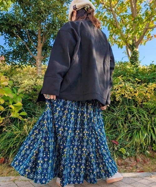 チャイハネ（チャイハネ）の「【チャイハネ】ネオコサック バンドカラー変形MEN'Sシャツ（シャツ/ブラウス・メンズ・レッド/ブラック/カーキ・FREE）」の10枚目の写真