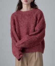 etoll.（エトル）の「ウールミックスミドルシャギーニットPO（ニット/セーター）」