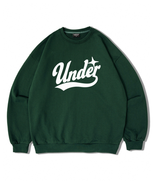 UNDEROFF（アンダーオフ）の「オーバーサイズマンツーマンスウェットアンダーベースボールロゴカモ（スウェット・レディース・オートミール・SMALL/MEDIUM/LARGE/X-LARGE）」の3枚目の写真